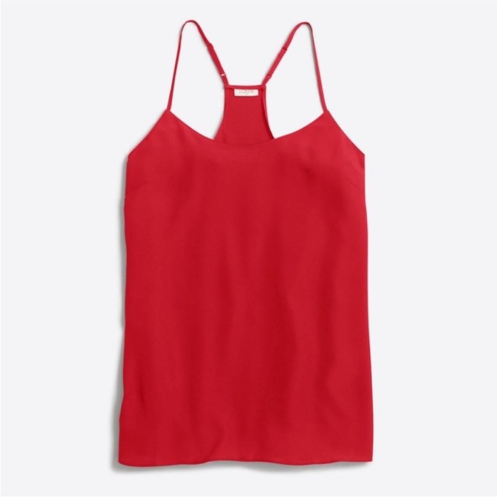 J. Crew Vibrant Red Camisole Top